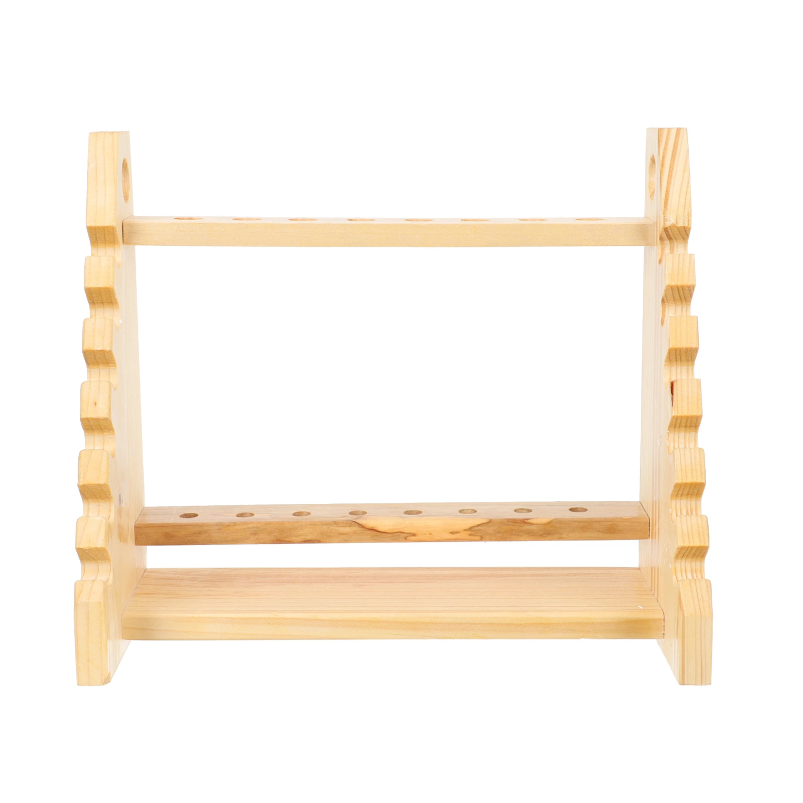 

Trapezoid Test Tube Rack Dropper Holder Thermometer Stand Wooden Lab Pipette Racks Reusable Eco Friendly Storage Experimental