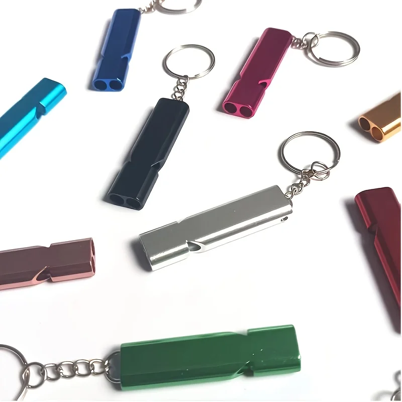 9 Stück/18 Stück gemischte Farben für den Außenbereich, Dual-Frequenz-Pfeife