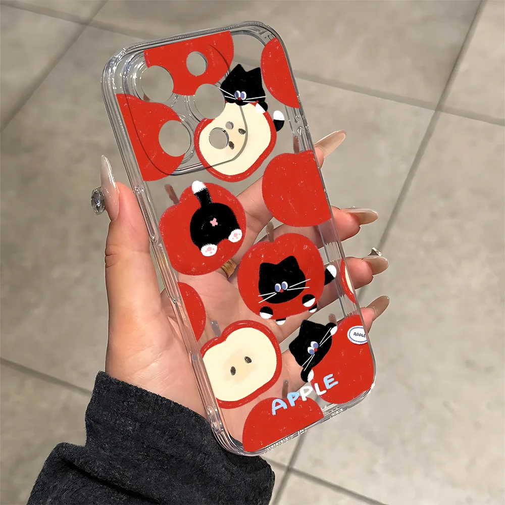 حافظة لهاتف آيفون 17 16 15 14 13 12 11 Pro Xs Max Air Mini 7 8 6 6s Plus SE 2020 2022