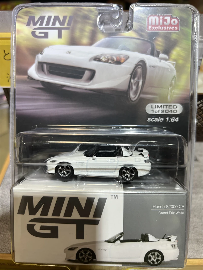 

TSM MINIGT 1/64 # 656 S2000 (AP2) CR Grand Prix White Die-cast alloy car model collection display gifts