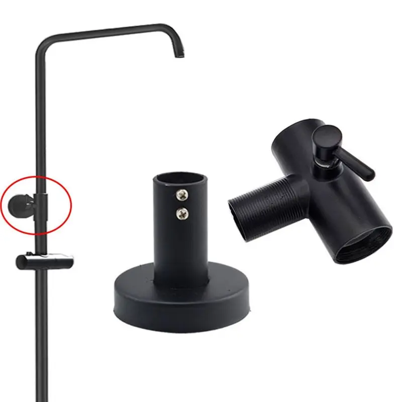 AAAF 50Mm Extended Wall Bracket For Shower Riser Rail With 3-Way Slider