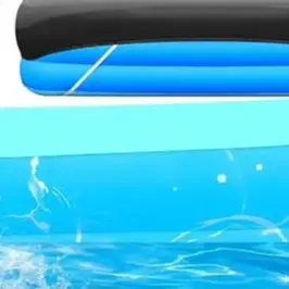 Swimming Pool Cover Rainproof Dustproof Foldable For Rectangular Frame Inflatable Pools Outdoor Backyard Garden Patio Protection