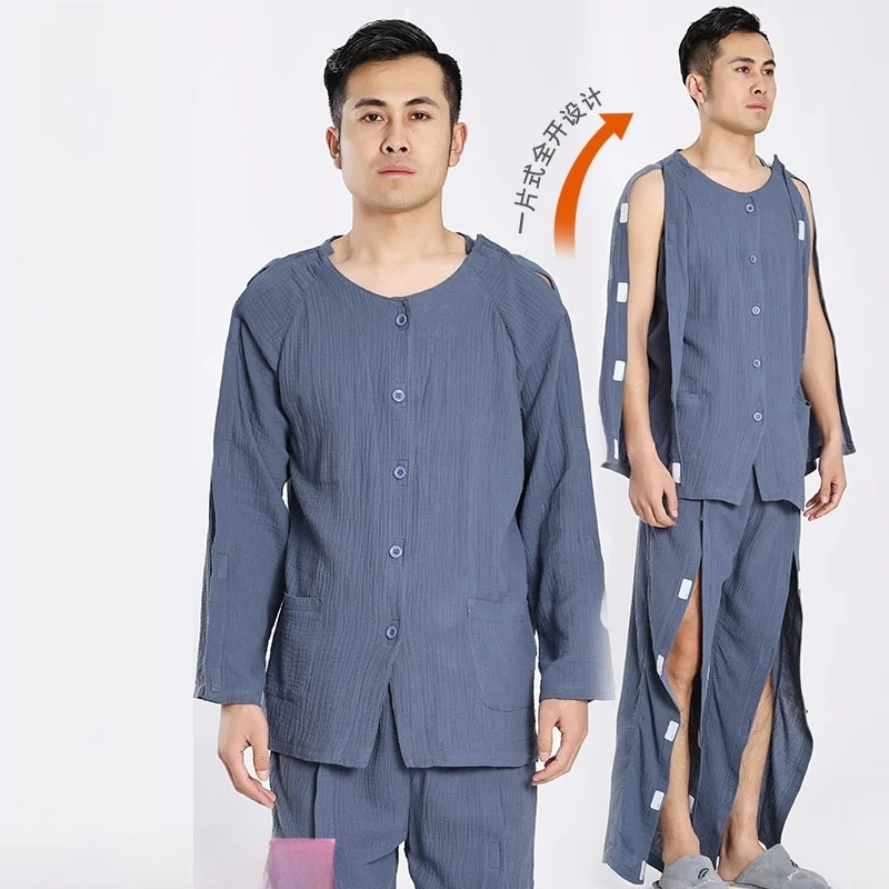 robe-de-soin-pour-personnes-agees-facile-a-porter-et-a-enlever-pour-seniors-paralyses-et-alites-a-manches-longues-thermique-durable-pour-soins-a-domicile