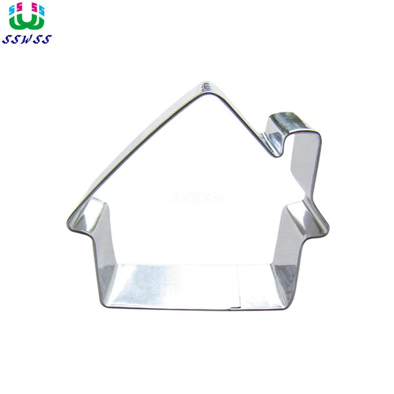 Logging Person Hut Shape Cake Decorating Fondant Tools,Stainless Steel Cake Cookie Biscuit Baking Molds,Direct Selling