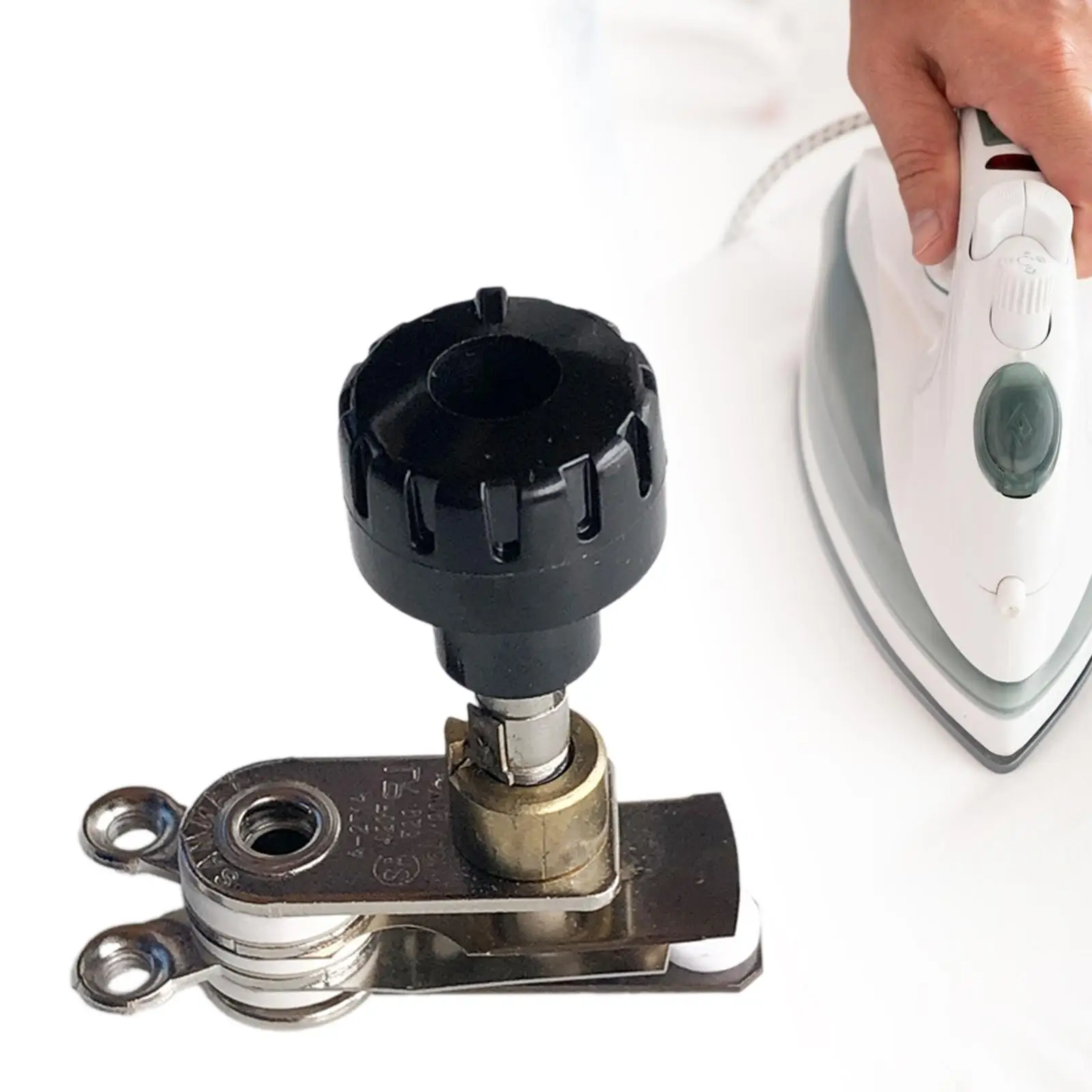 

Gravity feed Water Bottle Steam Iron Thermostat Knob Switch Part for 777 96K