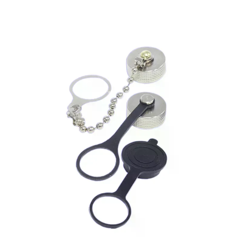 2/4/10Pcs Welding Cable Connector Rubber Metal Protective Cover GX12 GX16 GX20 Aviation Circular Plug Socket Waterproof Dust Cap