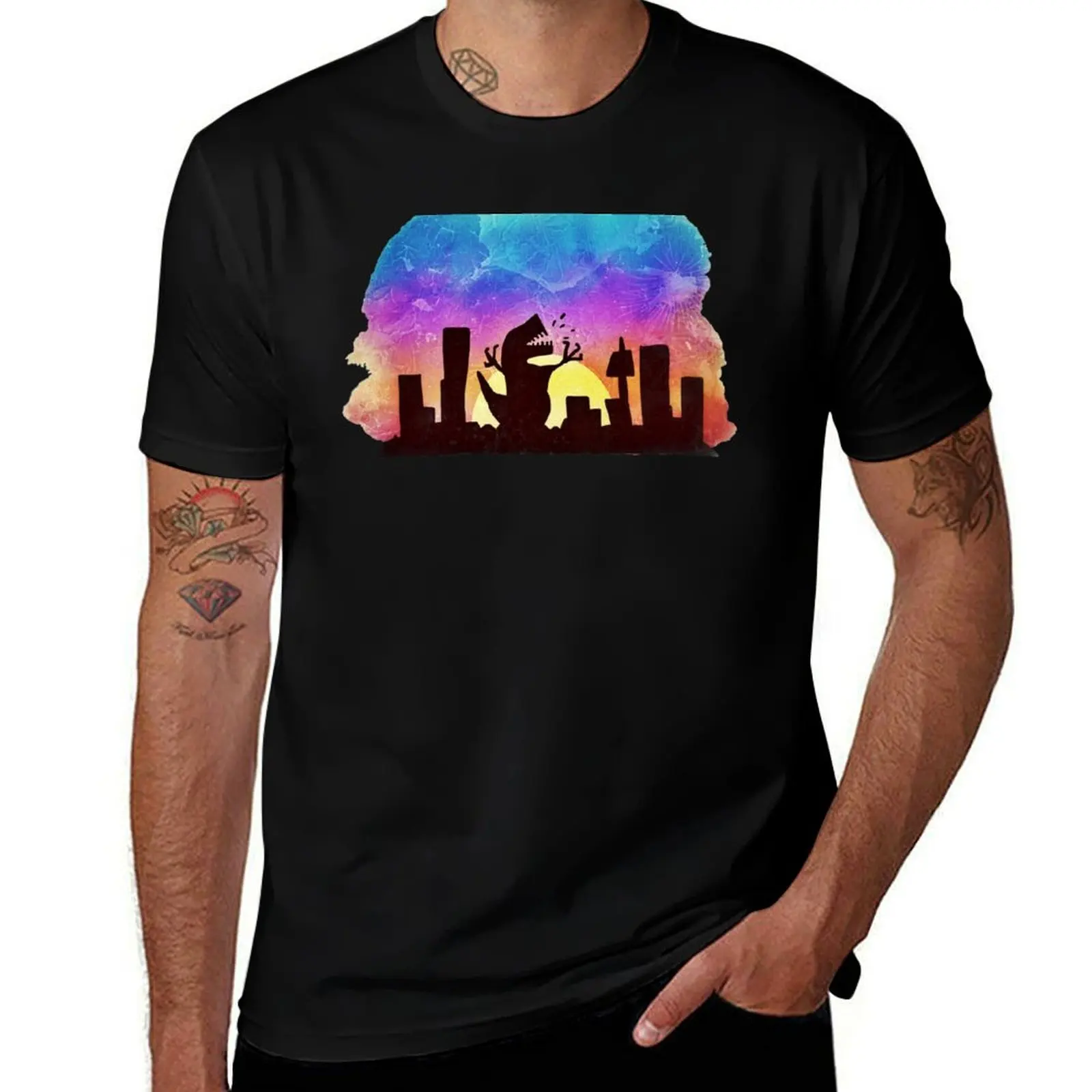 The beauty of a sunset T-Shirt men t shirt cotton 100% anime t shirts for man cotton tshirt 100% T-shirt