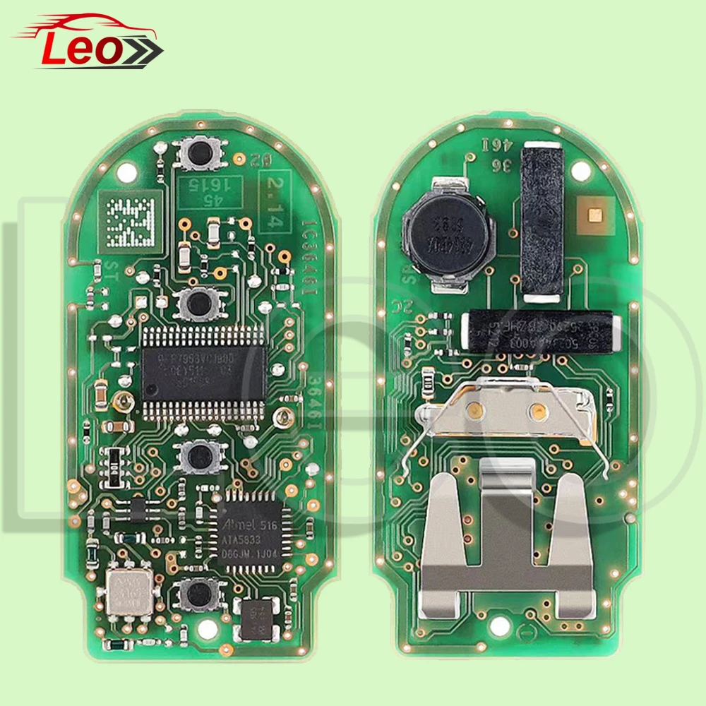 Chave remota inteligente original do carro Leo para BMW i3 i8 314.0MHz ID:49CHIP CAS4 PCF-7953P 4 botões FCC: NAG IDGNG3