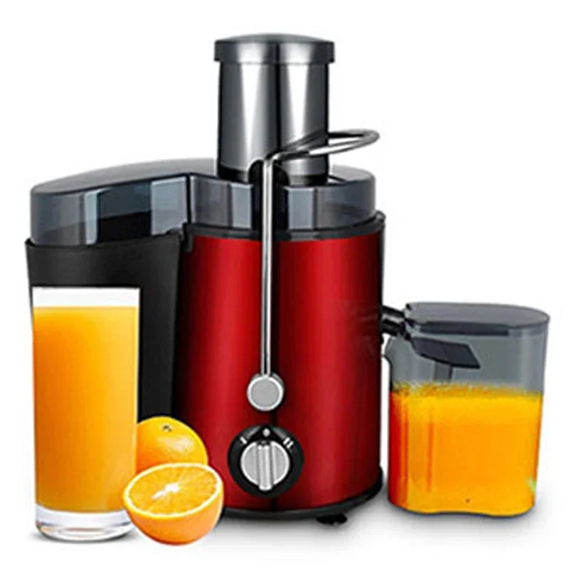 Electric Orange Juicer 400W Screw Cold Press Extractor Filter Free Easy Wash Electric Fruit Juicer Machine Large Caliber 550ML