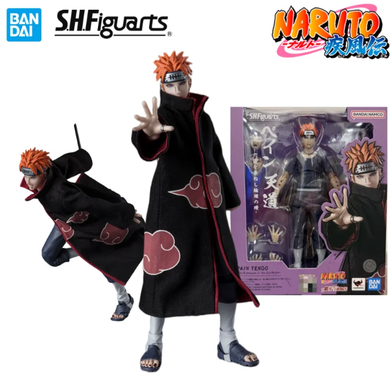 

Original Bandai S.H.Figuarts Naruto Shippuden PAIN TENDO The Rinnegan of The Six Paths Anime Action Figure PVC Collectible Model