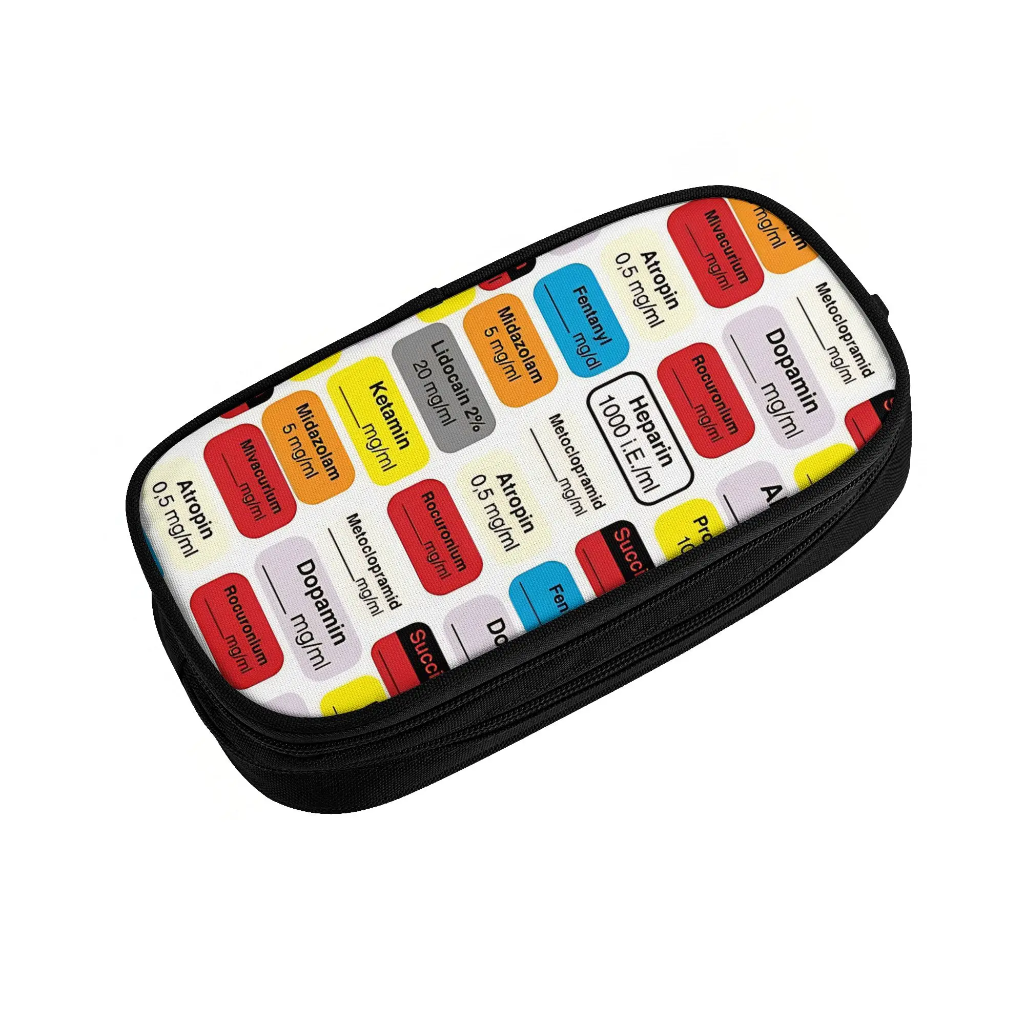 1 piece Lightweight Anesthesia Pencil Case Student Pen Bag Medical School Stationery Bag