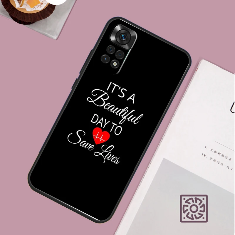 Medical Medicine Case For Xiaomi Redmi Note 12 9 10 11 13 Pro Plus 9S 10S 11S 12S Redmi 12 10C 12C 13C Cover