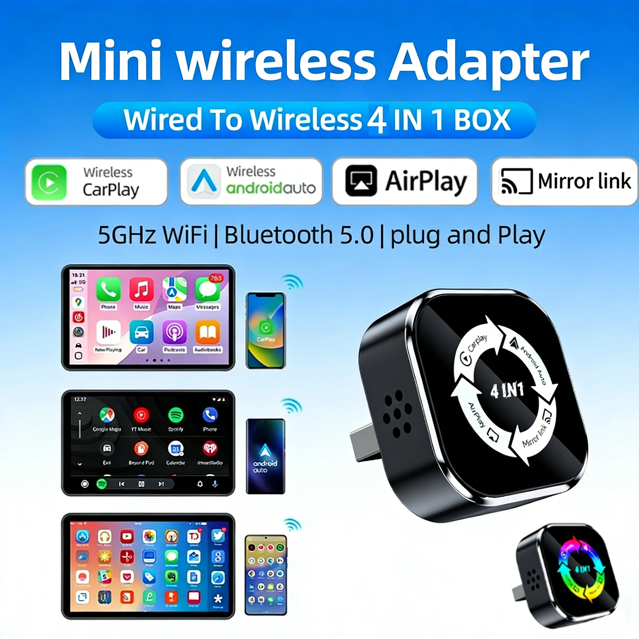 New 4-In- 1 Wireles…