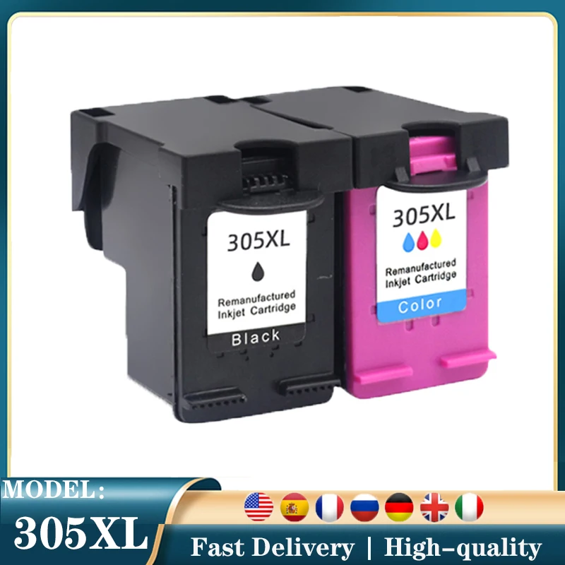 305XL Replacement For HP 305 For HP 305 XL Ink Cartridge For HP DeskJet 2700 2710 2721 2722 4120 4110 4130 1210 6010 printer