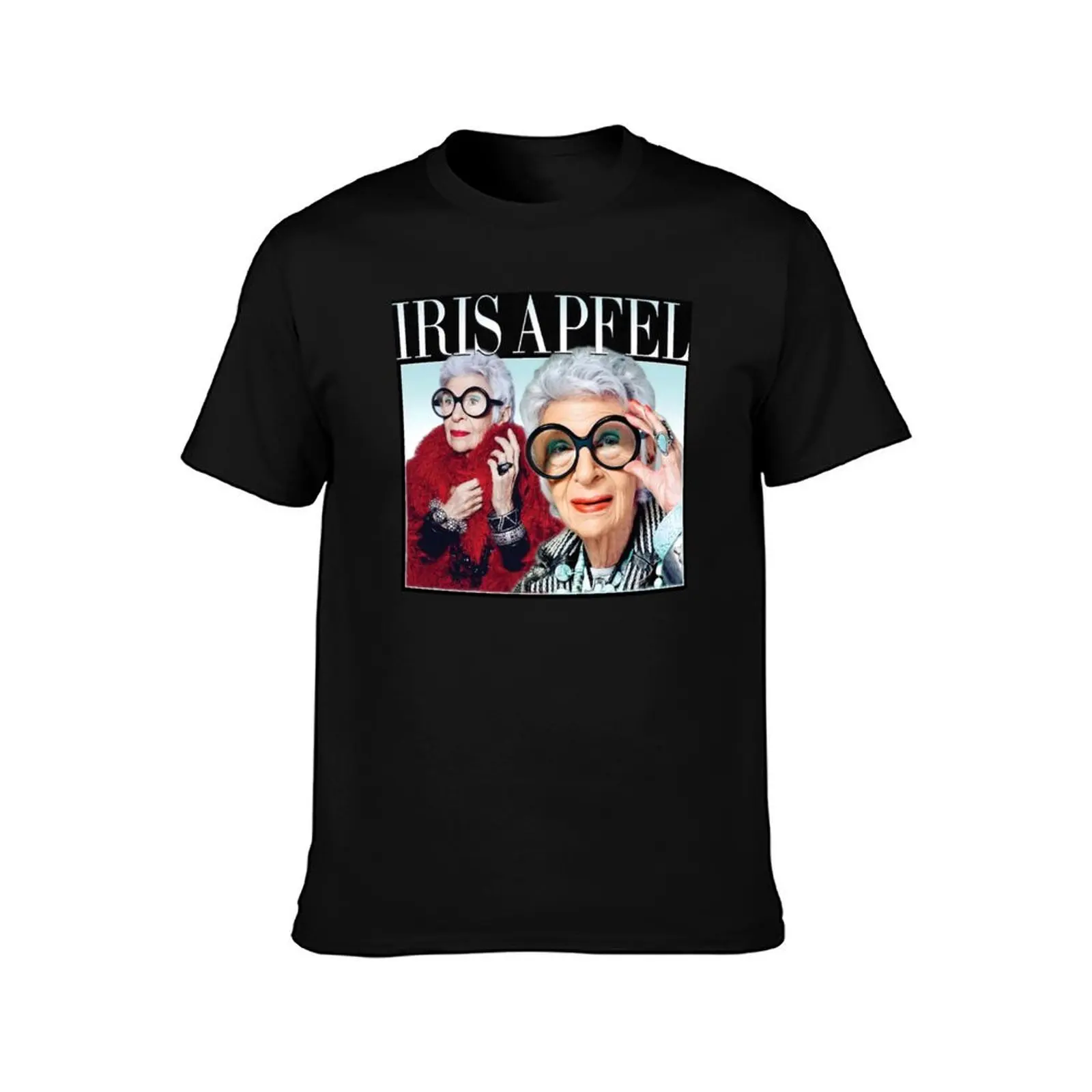 Iris Apfel Tee White T-Shirt plus size clothes blanks customs design your own new edition plain white t shirts men