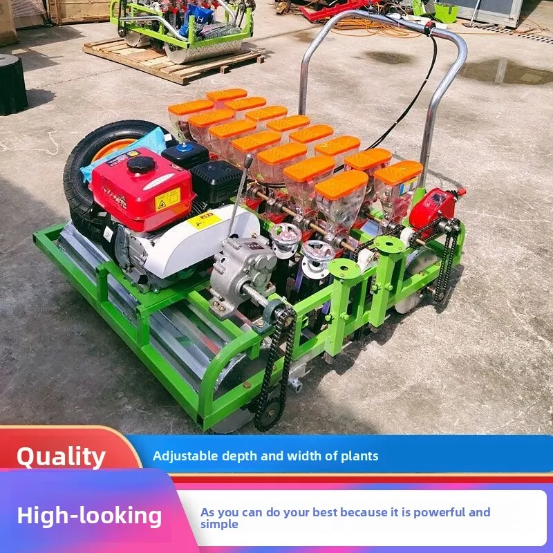 

Planter Multifunctional Agricultural Vegetable Rice Medicinal Material Fine Planter Household Small Self-propelled Planter