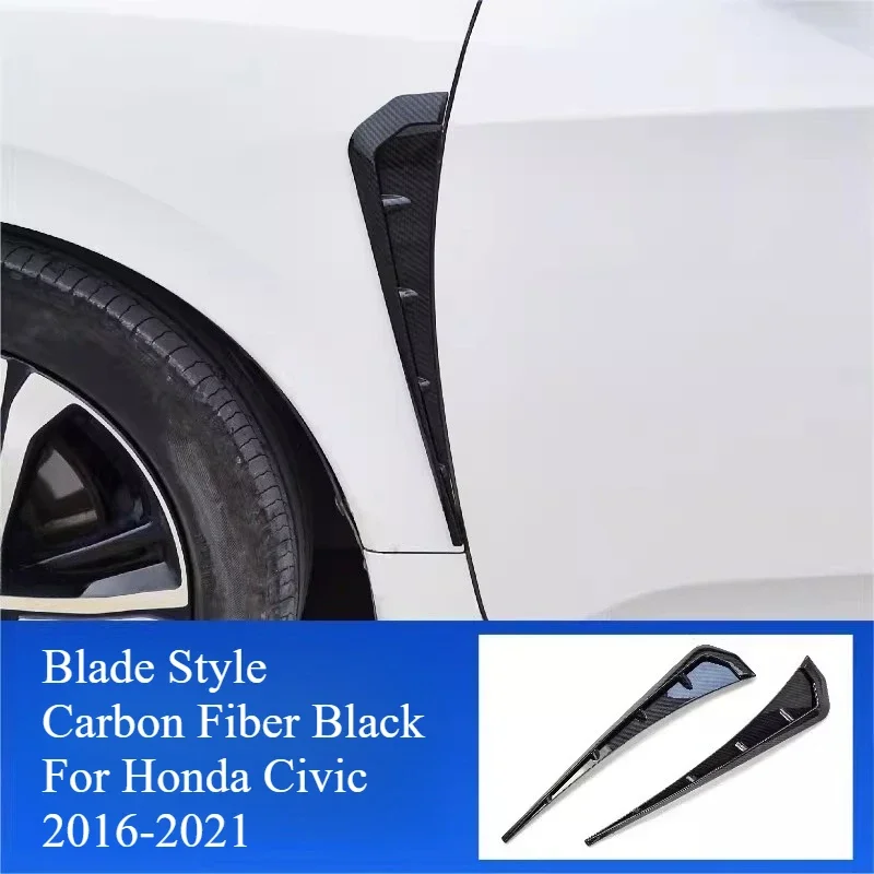 For Honda Civic Car Body Door False Trend Modified Flap Flank General Modified Flap Body Decoration Sticker Accessories