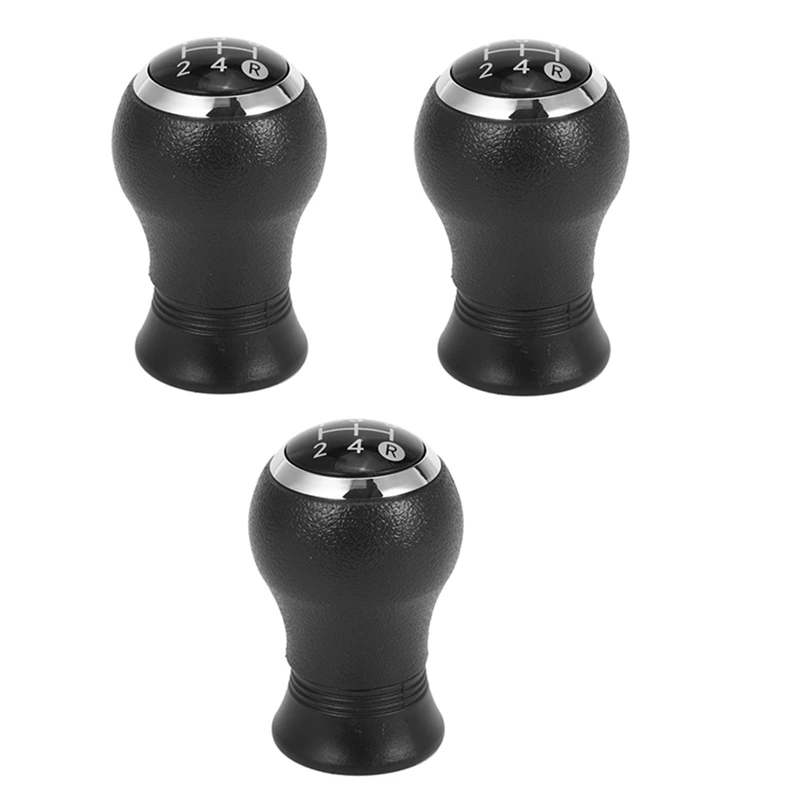 3X 5 Speed Manual Gear Shift Knob Handball For Toyota Yaris Auris 2005 2006 2007 2008 2009 2010 Black