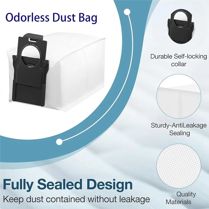 

ABAH-For Dreame X40 Ultra / L40 Ultra/MOVA P50 Pro Ultra Mop Cloth Dust Bag Made Of High Quality Materials