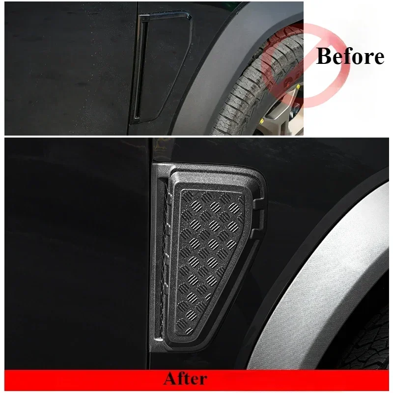 For Jetour Traveler Shanhai T2 The Protective Cover Strip of The Leaf Board Is Attached The Decorative Appearance Accessories