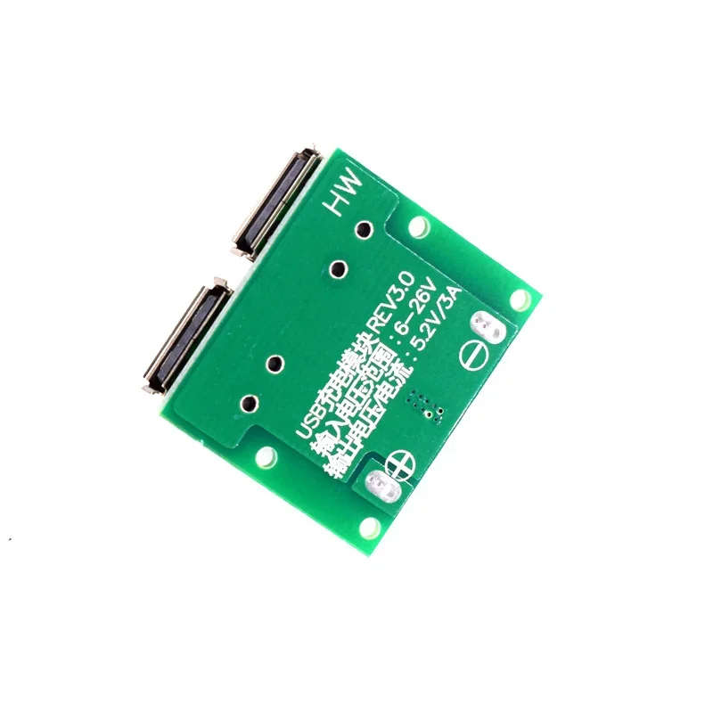 9V 12V 24V Naar 5V DC-DC Step Down Charger Power Module Dual Usb Output Buck Voltage board 3A Auto Charge Opladen Regulator 6-26V