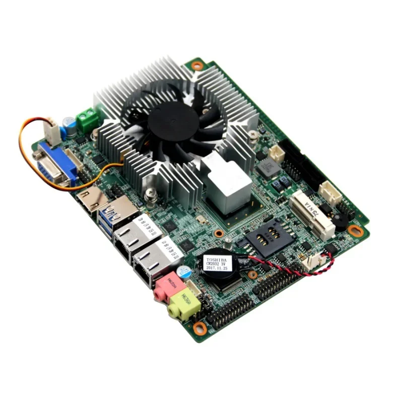 

3.5-inch HM77 industrial control motherboard I7-3610MQ quad core dual network 6 serial port LVDS/HDMI integrated machine