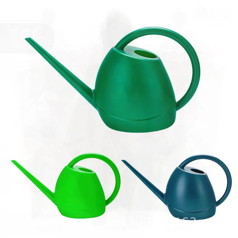 

3.5L Household Watering Can Long Mouth Shower Watering Kettle for Kindergarten Children Plastic Spray Can for Home Gardening