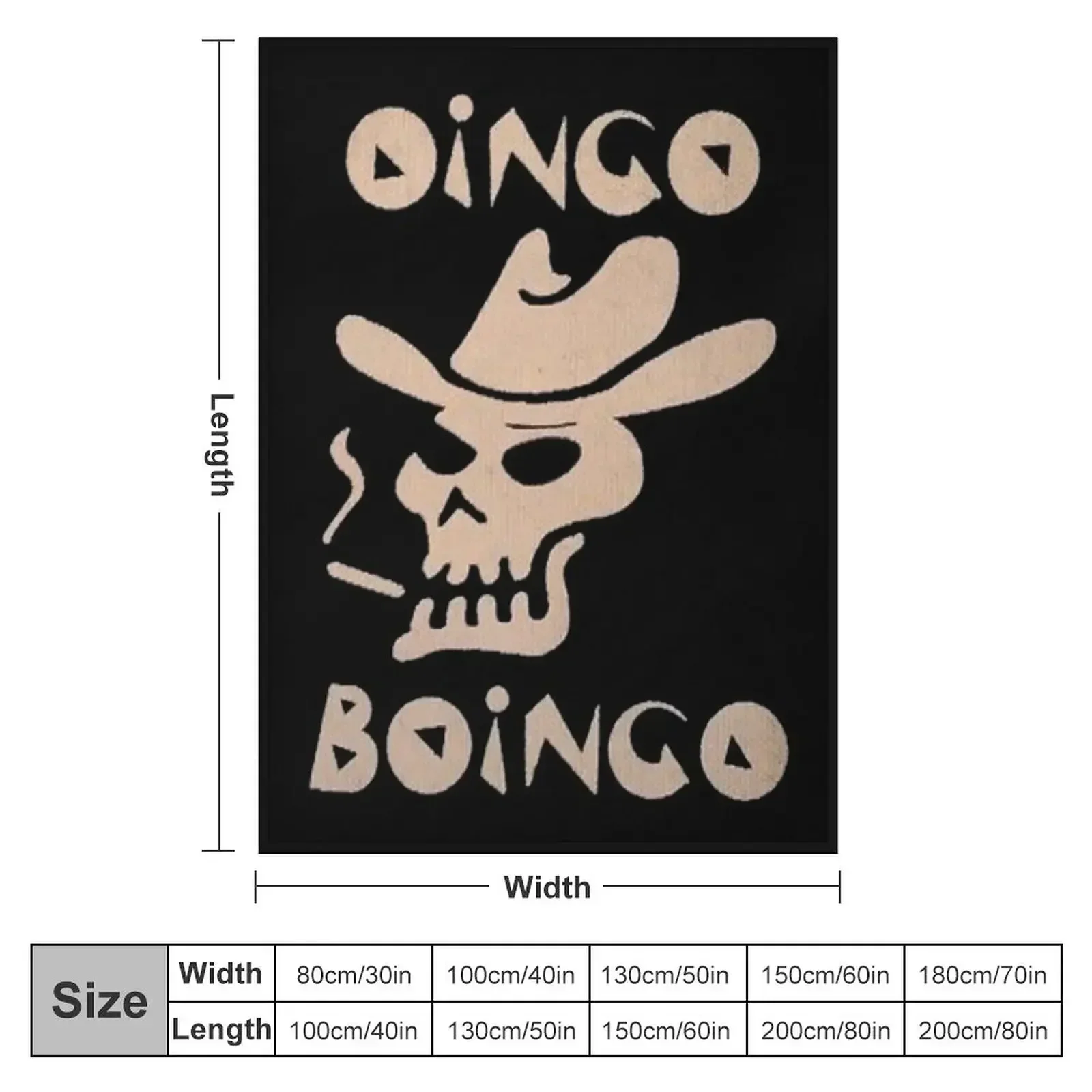 Oingo Boingo Throw Blanket christmas gifts halloween Blankets