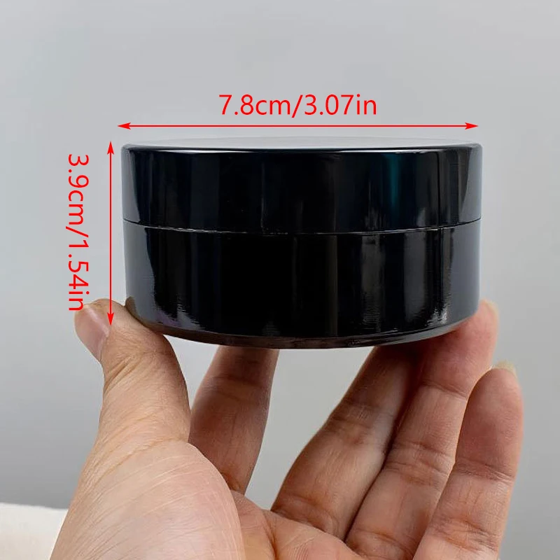 Tarro vacío para máscara de ojos de boca ancha, botella plana con cuchara, crema corporal, loción, botella de embalaje, contenedor de viaje, maquillaje cosmético, 100g