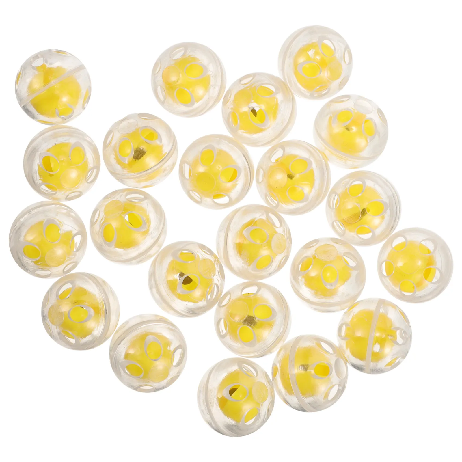 50Pcs Insert Bell Sound Maker for Soft Plaything Replacement Craft Decoration Sound Making Bell Miniature Hollow Ball