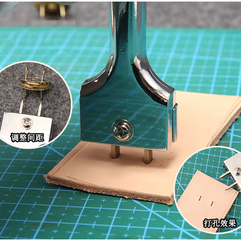 DIY Leather Craft Tool Magnetic Button Cclasp Clasps installation Tools Hhandmade Drilling Punch Tool