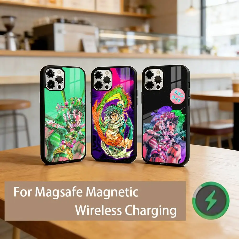 J-JOJO J-Joseph J-Joestar  Phone Case Magnetic with Magsafe Wireless Charging For iPhone17,16,15,14,13,12,11 Plus,Pro