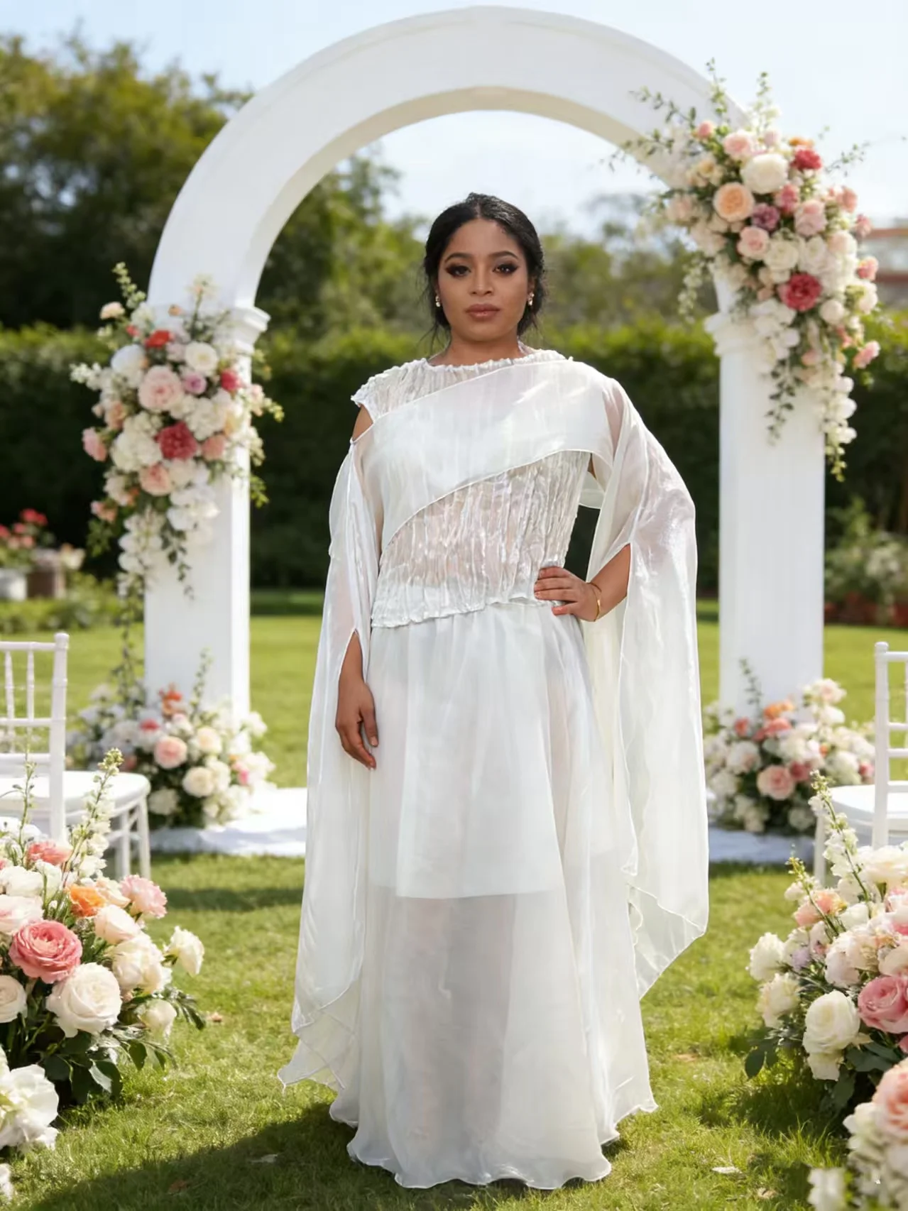 

3 pieces wedding party dresses fashion robe africains femme traditional africa clothing dashiki african dresses for women 2026