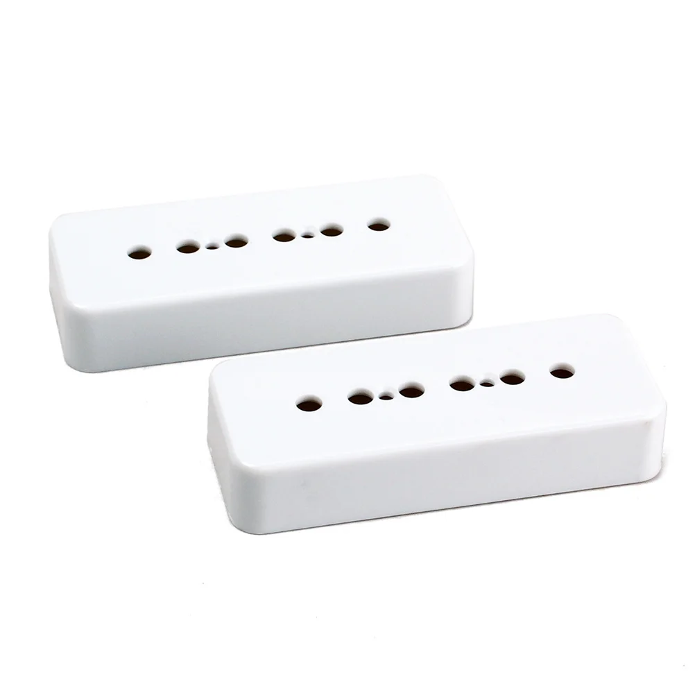 

P90 Soapbar Cover White 50/52Mm Pole Space For Style Guitar Guitar Pickup Protector Bass Pickup Cover Instrument Parts