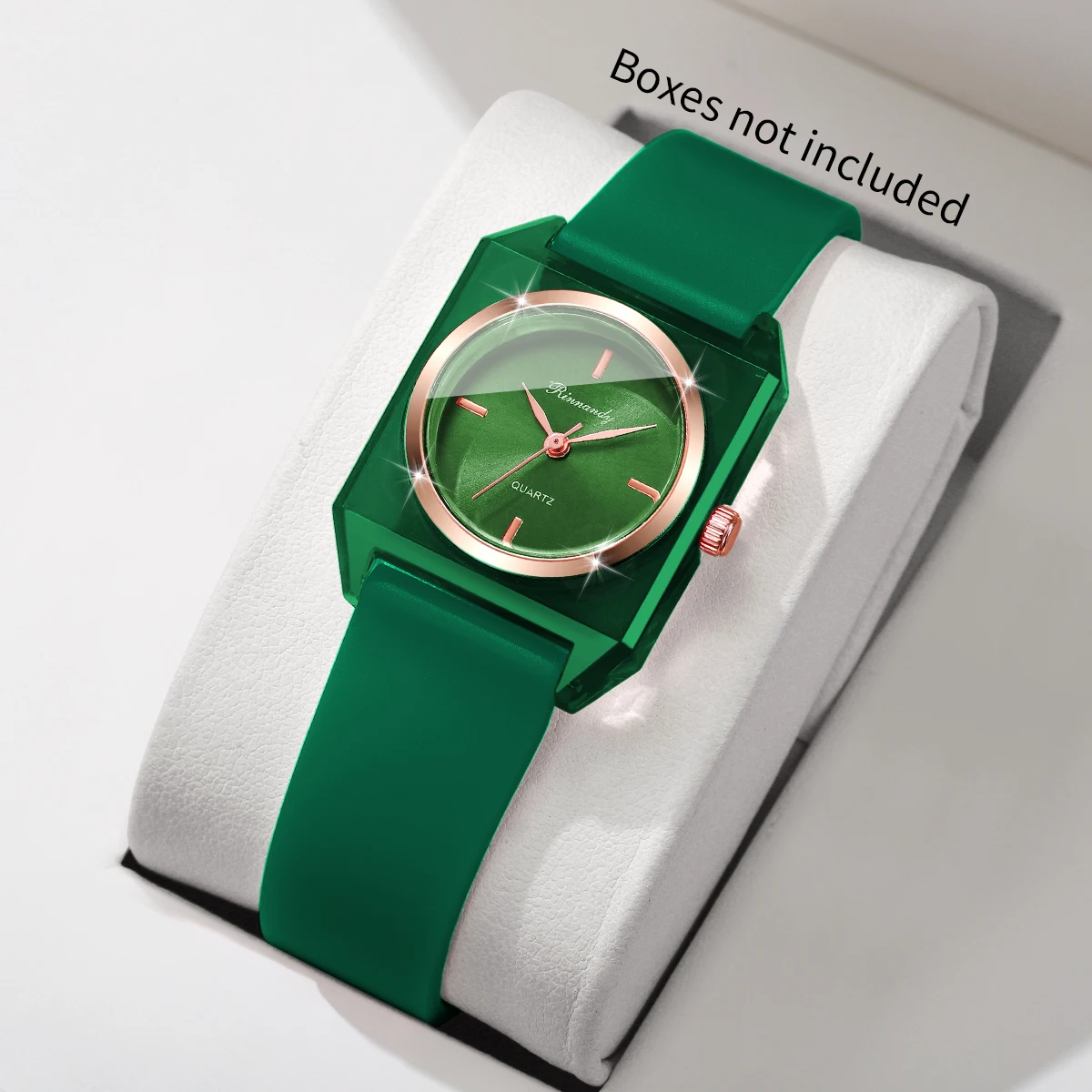 

Fashion Rectangle Women Wristwatches Simple Silicone Band Ladies Quartz Watch Reloj Mujer Girls Clock Gift (Without Box)