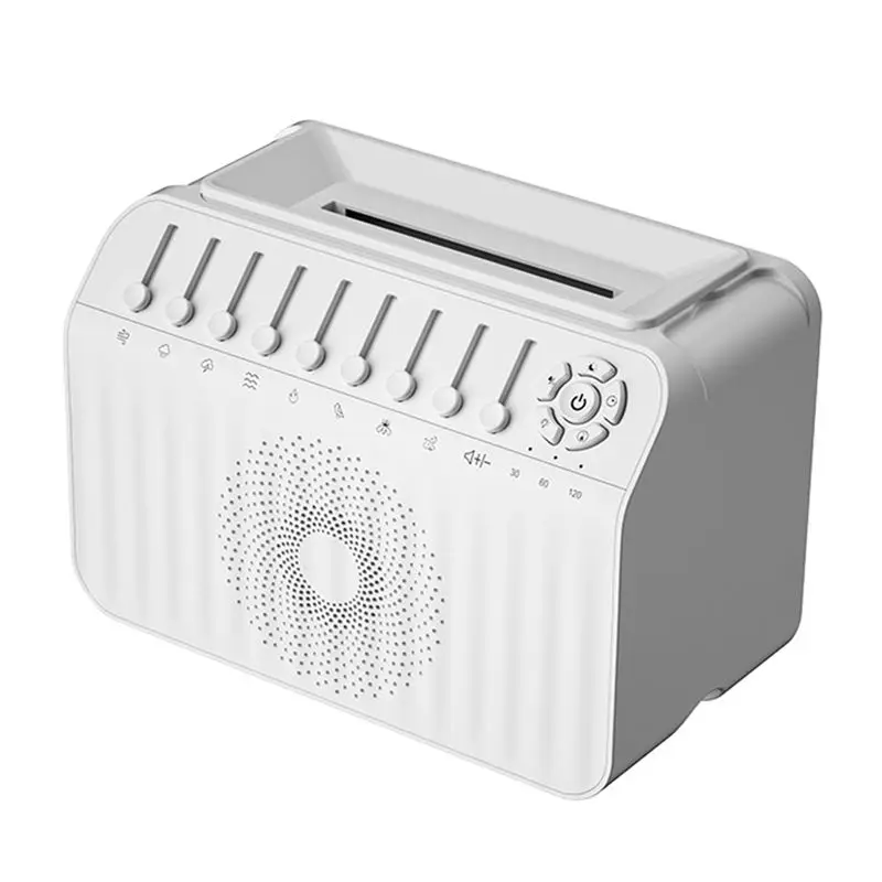 AA87 Bluetooth Speaker White Noise Sleep Aid Night Light Diffuser Humidifier Machine Free Combination Of 8 Goup Nature Sound