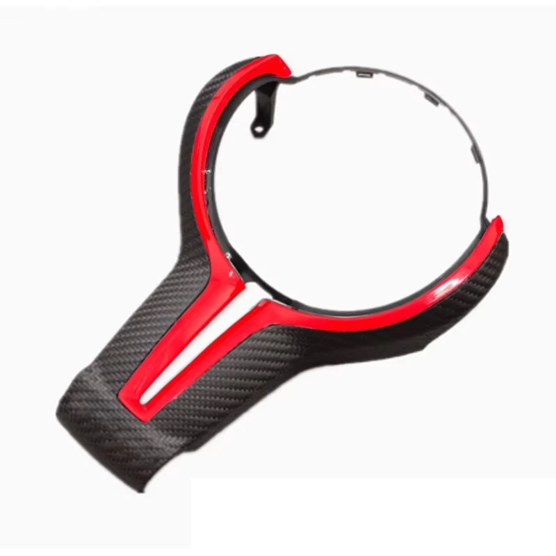 Carbon Fiber Steering Wheel Cover Trim M Sport Performance for BMW F01 F06 F10 F11 F20 F22 F30 F31 F32 F36 M2 F87 M3 F80 M4 F82 image 3