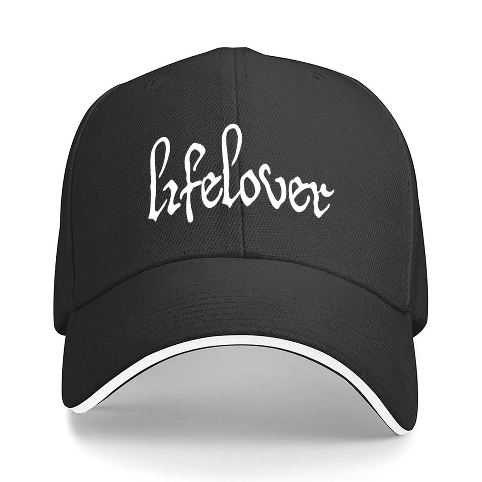 

Lifelover White Solid Logo Baseball Cap Golf Hat Man Fashion Beach Golf Wear birthday Women's Beach Men's
