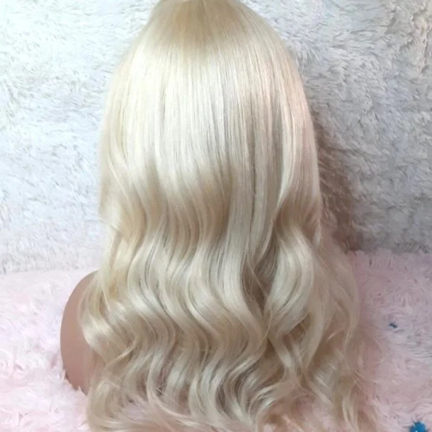 613 Blonde Long Body Wave Lace Front Wigs 13x4 HD Synthetic High Quality Halloween Costume Beginner Friendly Daily Wear Cosplay