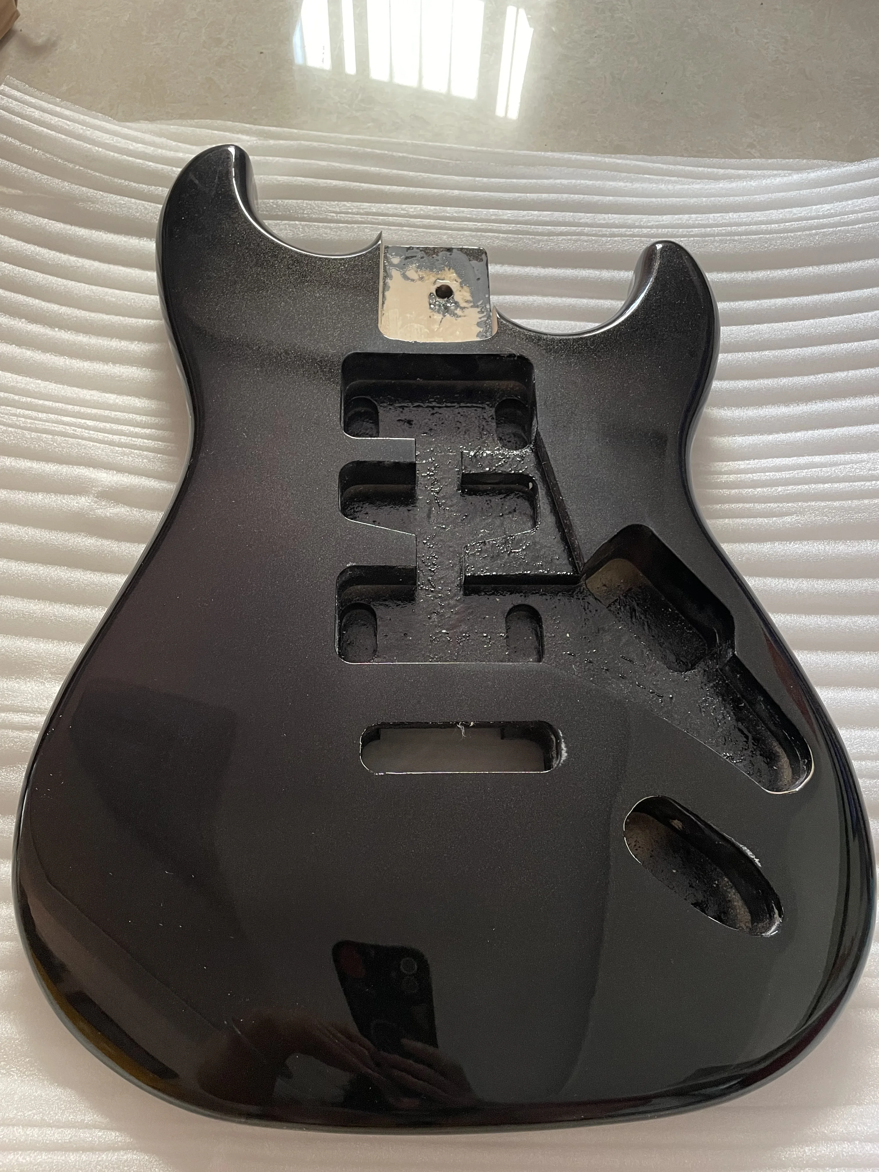 Electric Guitar Barrel Replacement Part, Poplar Wood Body, Glossy Color, DIY Custom Guitarra for HSH Pickup