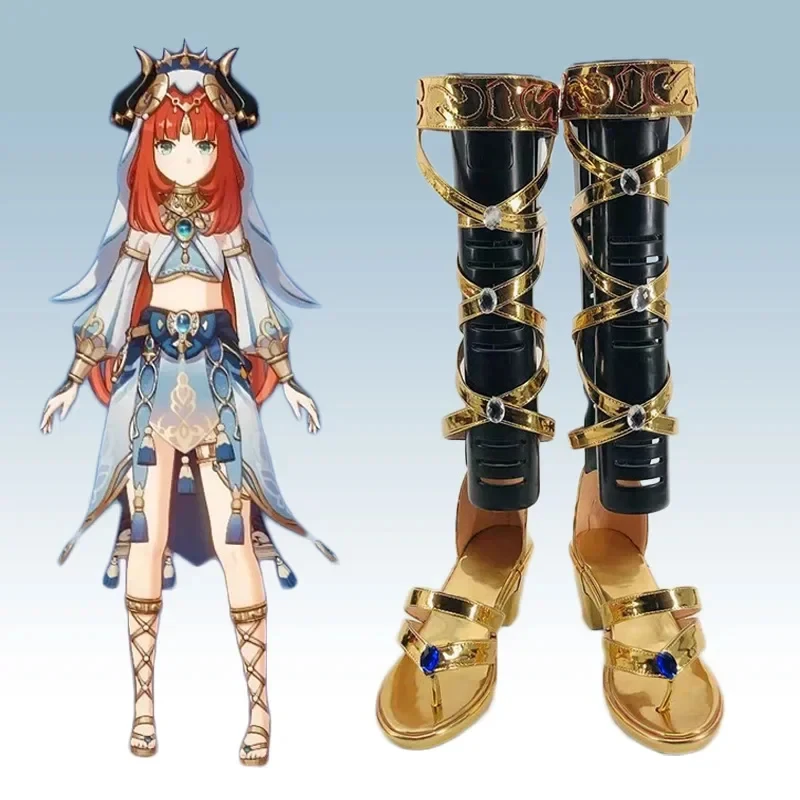 

♥ Новый костюм на Хэллоуин 2026: Аниме-косплей Нилу из Genshin Impact для женщин и мужчин, обувь в комплекте ★ ★ ★