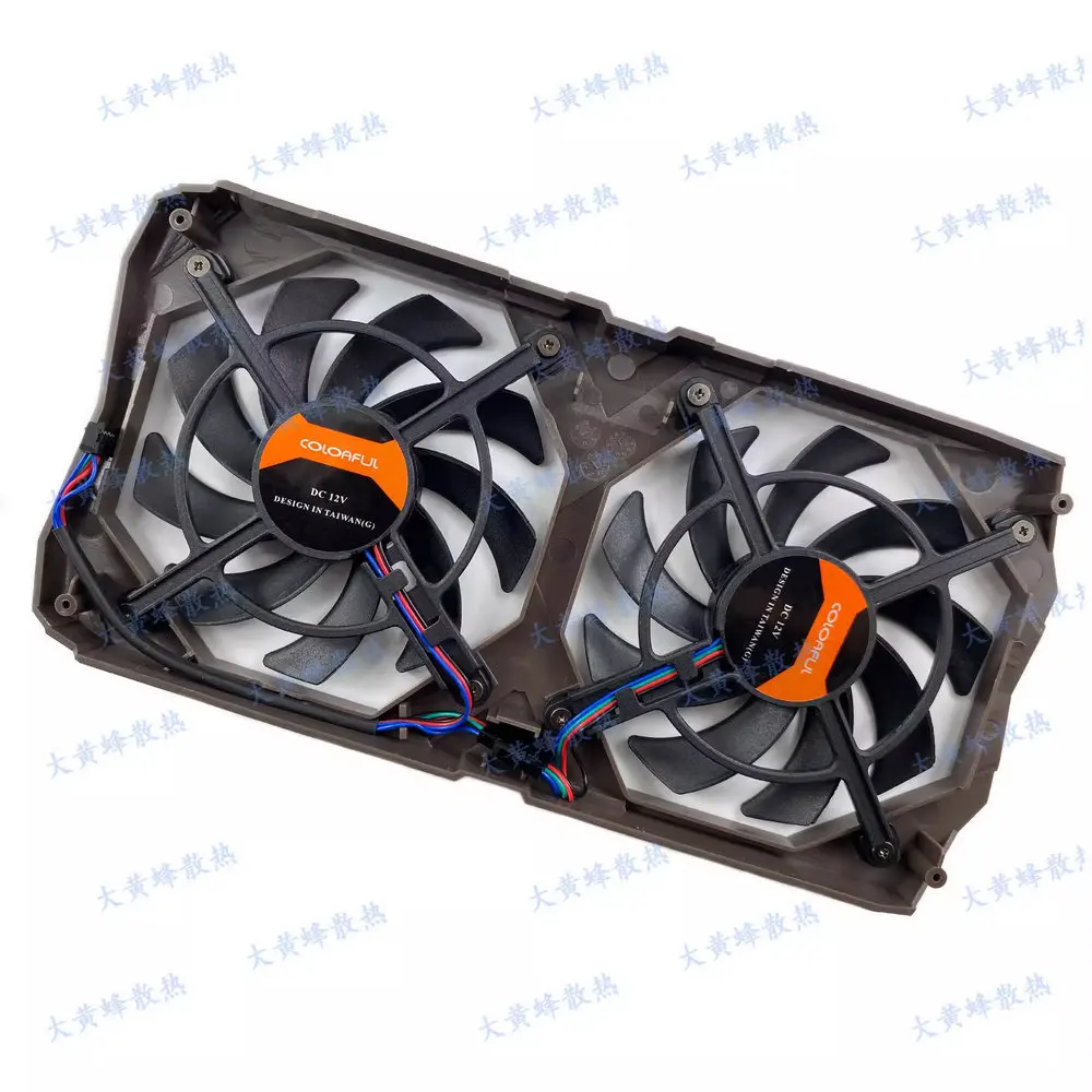 Imagem -05 - Shell com Ventiladores para Colorfull Gtx1660 Gtx1660ti Gtx1660s Rtx2060 Rtx2070 Placa Gráfica de Vídeo o