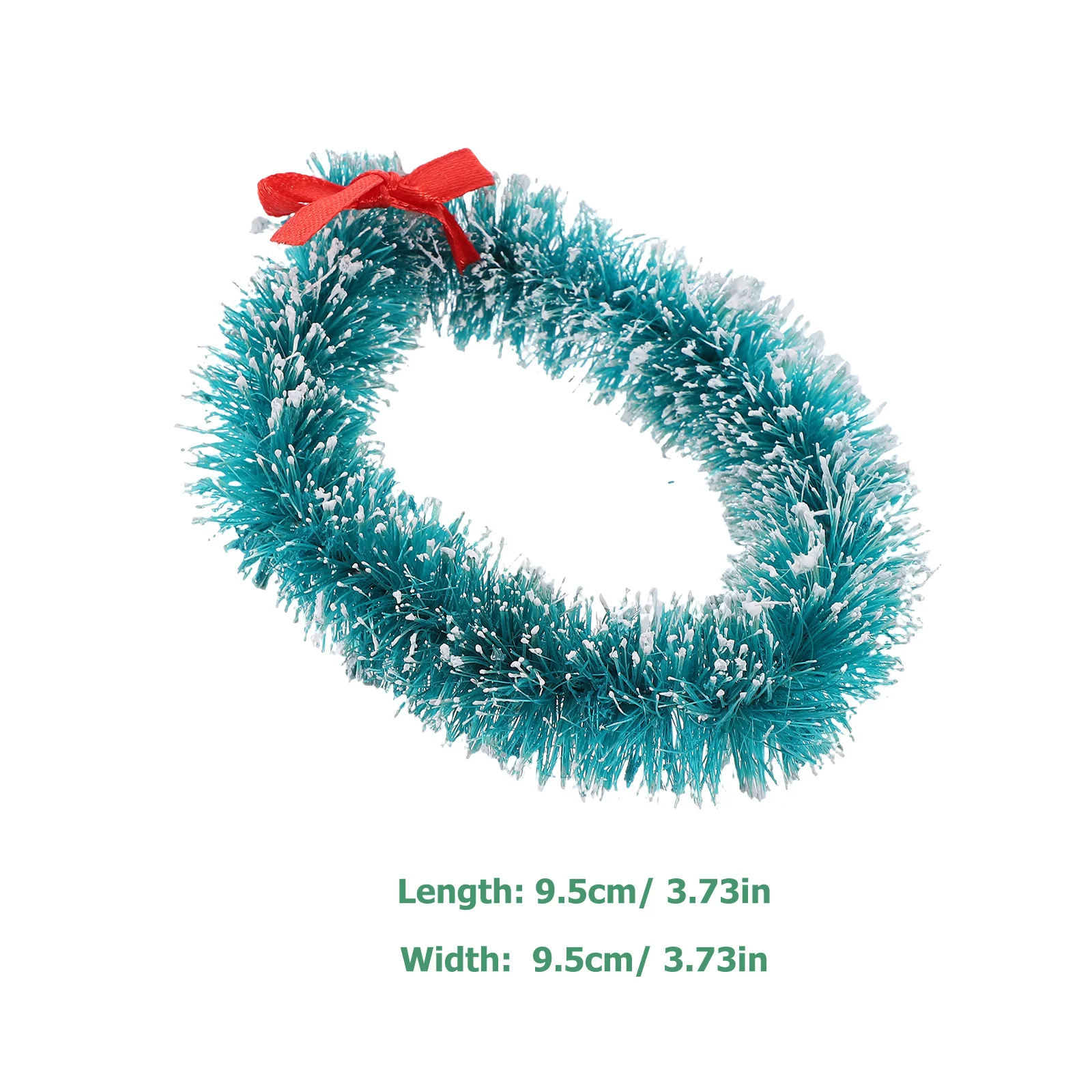 9 قطع من أكاليل صغيرة خفيفة الوزن لعيد الميلاد يمكنك صنعها بنفسك لتزيين الأثاث المنزلي ونافذة الباب وديكور إكليل الحرف اليدوية #4