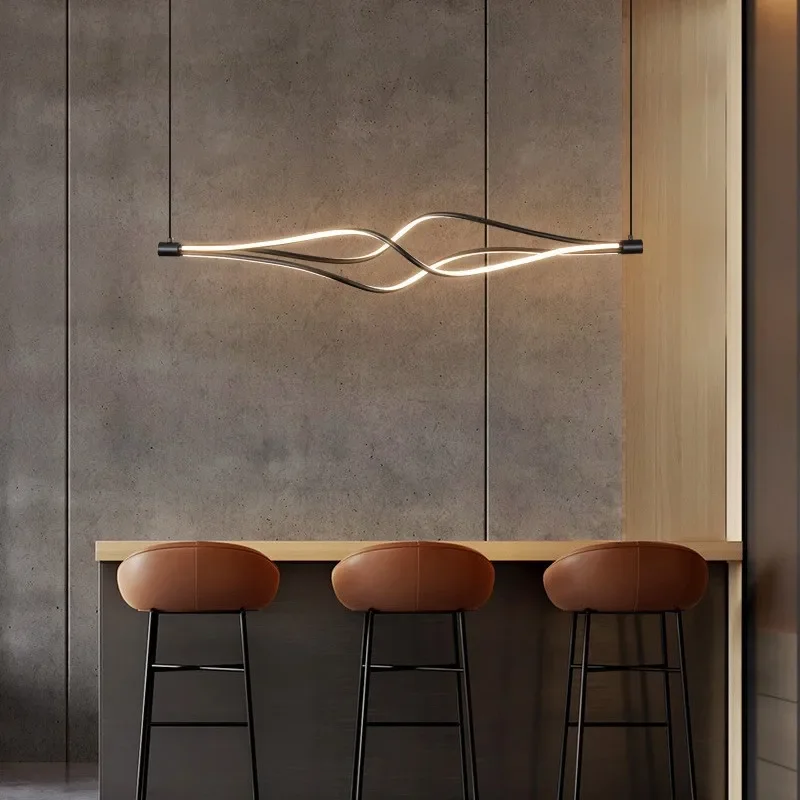 

SANDYHA Pendant Light Italian Designer Line Chandeliers for Living Room Decoration Pendant Light Kitchen Dining Table Lighting