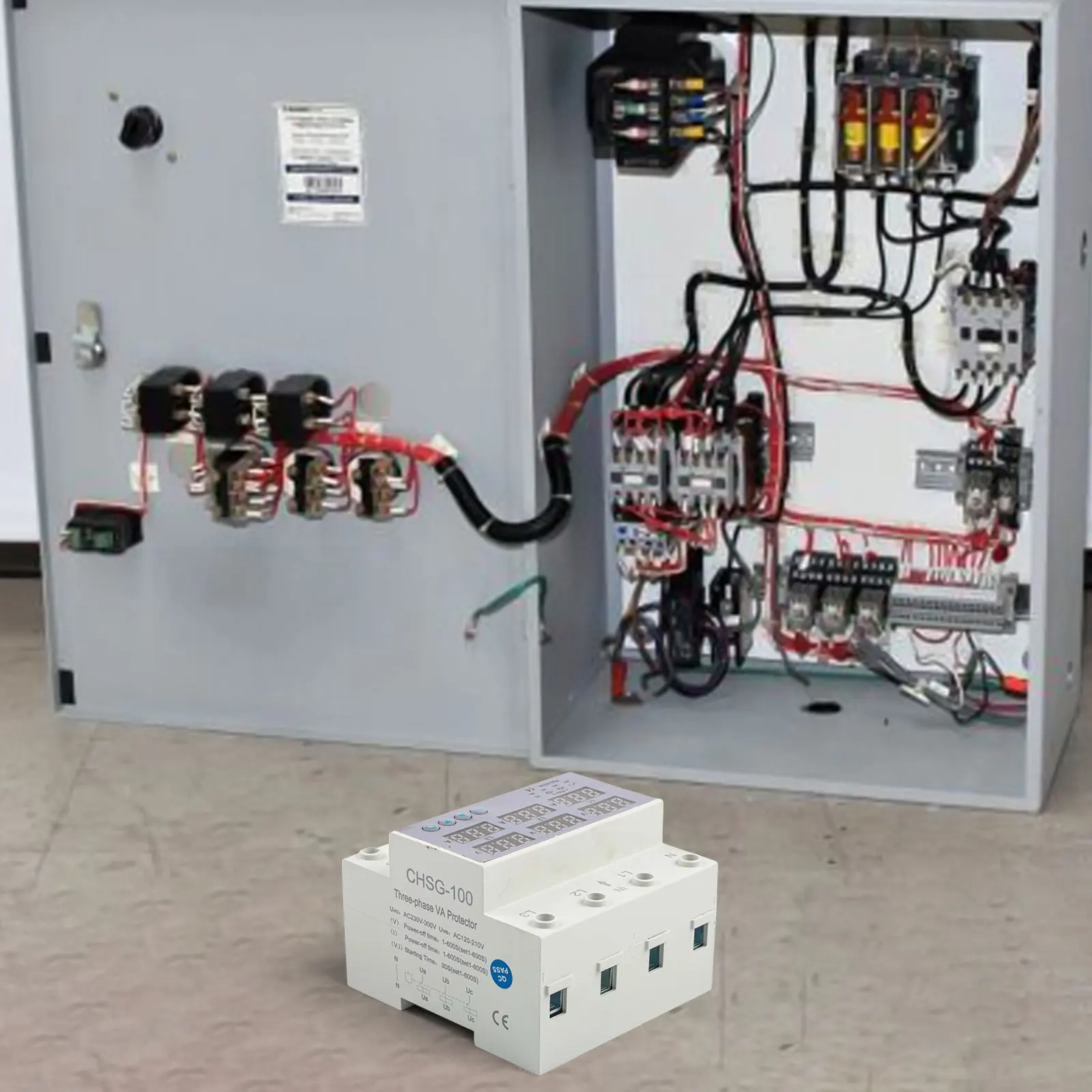 

Обменитель тока электробезопасности Регулируемые настройки Регулируемый ограничитель напряжения Автоматический выключатель Установлен на DIN-рейку