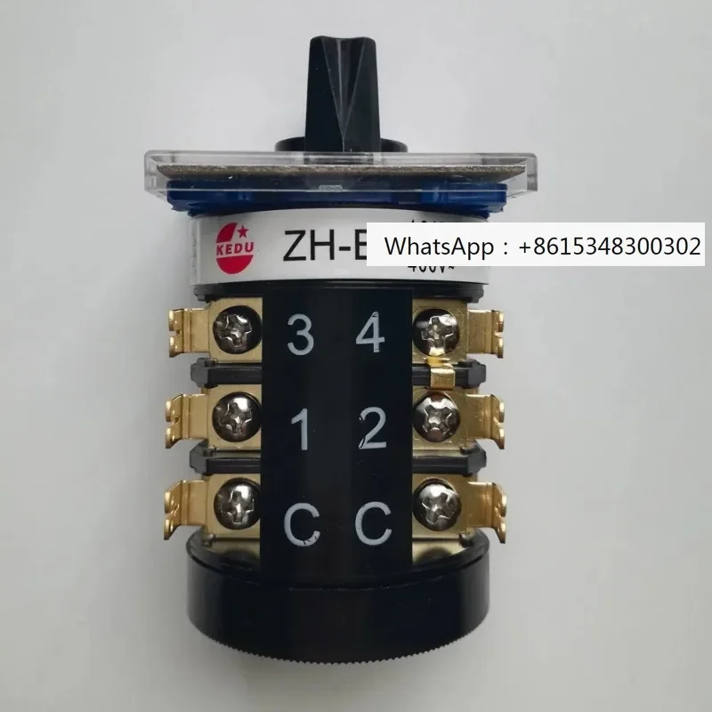 ZH-B 250V-400V 16(8)A Industrial ON-OFF-ON Universal Switches Change-over Switch Permutator for Control Motor Reverse Direct