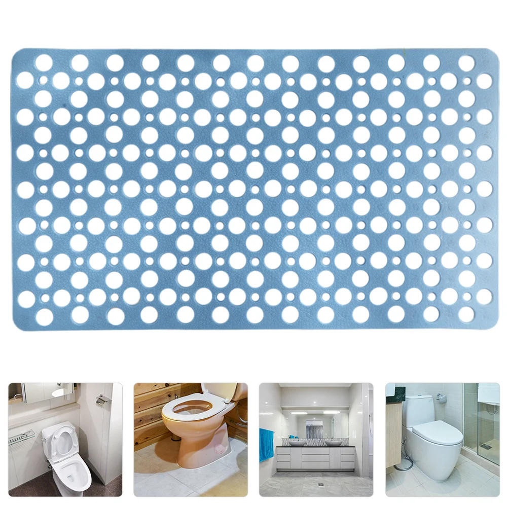 

Non Slip Bath Floor Mat TPE Material Hydrophobic Suction Cups Washable Bathroom Rug Portable Easy Use Bathtub Mats