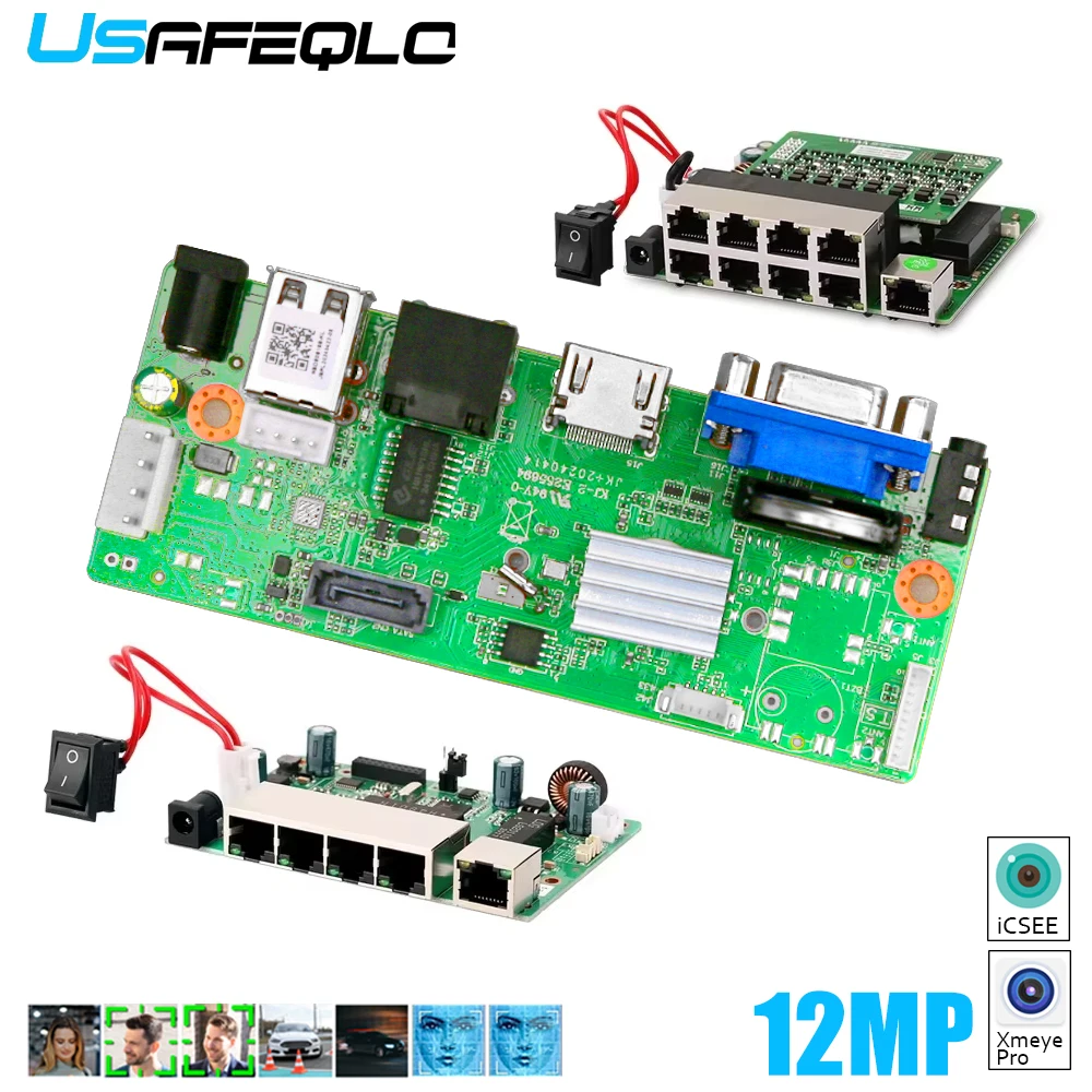 module-enregistreur-nvr-poe-h265-48v-16-canaux-prend-en-charge-12-8-5mp-resolution-3840×2160-enregistrement-detection-lecture-des-visages