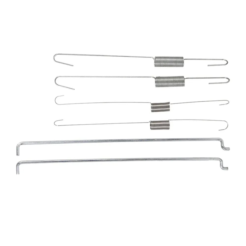6Pcs Practical Metal Throttle Return Spring Silver Different Sizes Speed Control Governor Governor Rod Spring Generator Use