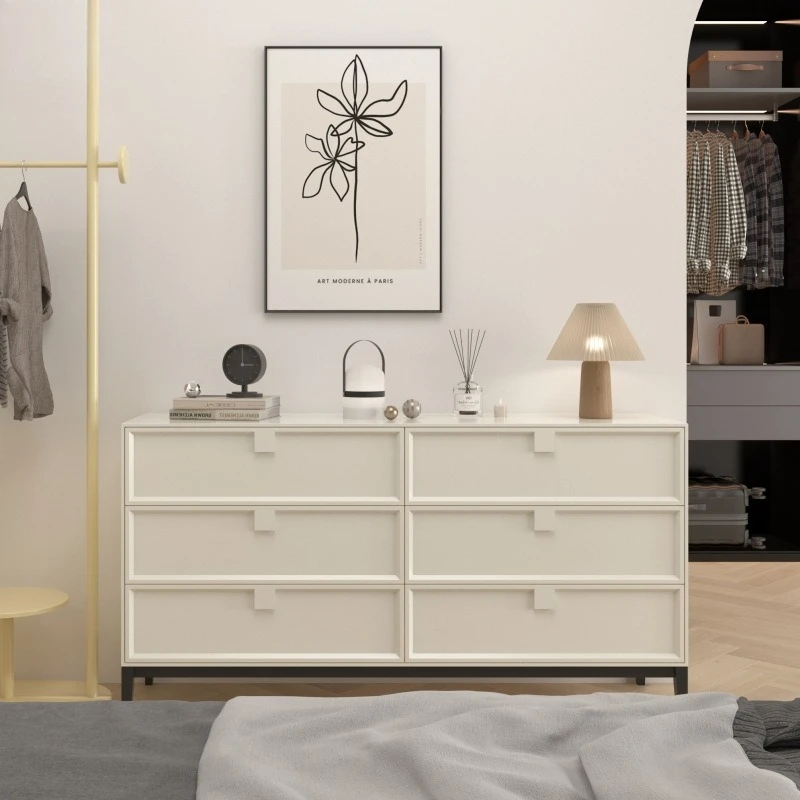 Armário de entrada com pintura francesa